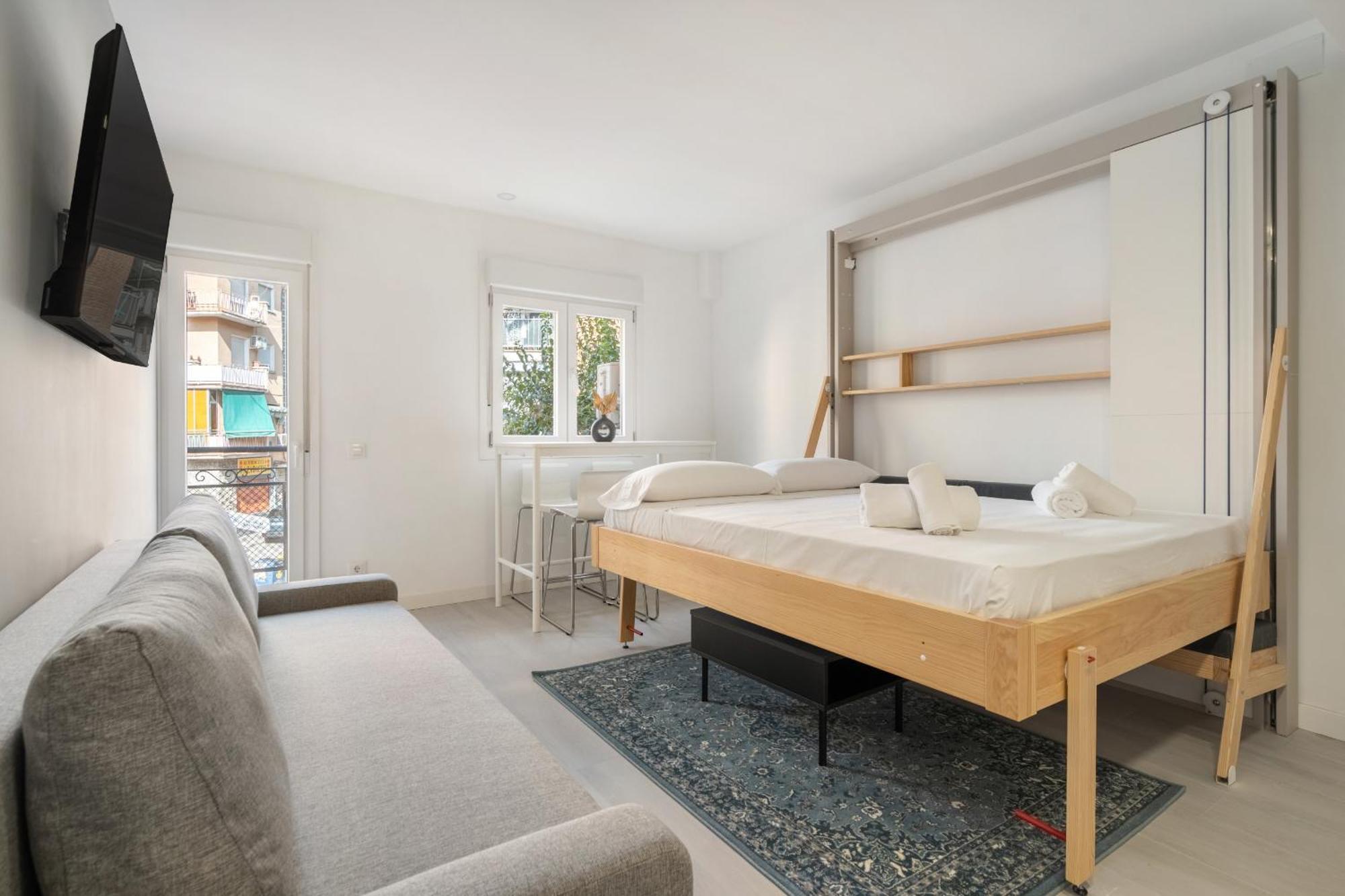 Madrid Riverside Studios Con Parking Incluido Alquiler Temporal 외부 사진